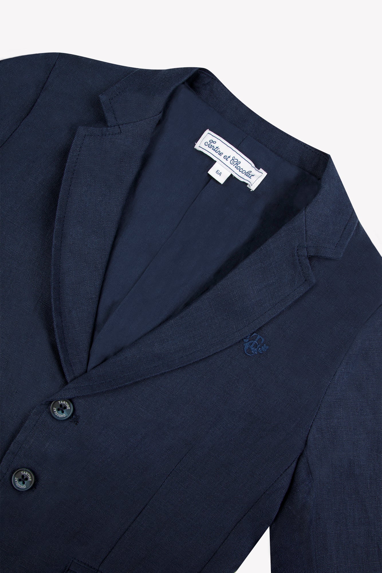 Veste - Marine lin cérémonie