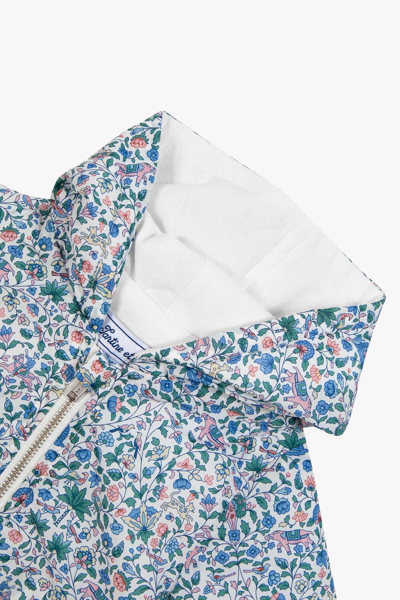 Coupe-vent - Marine imprimé tissu liberty