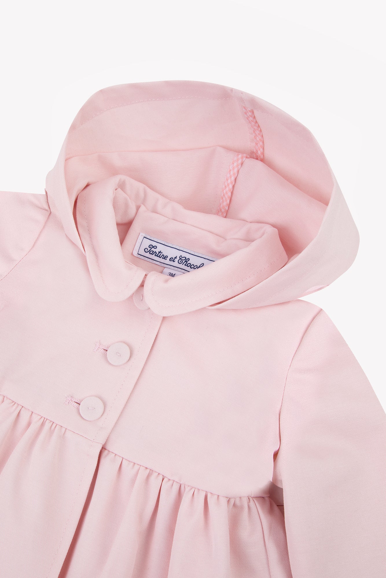 Trench - Rose pâle coton