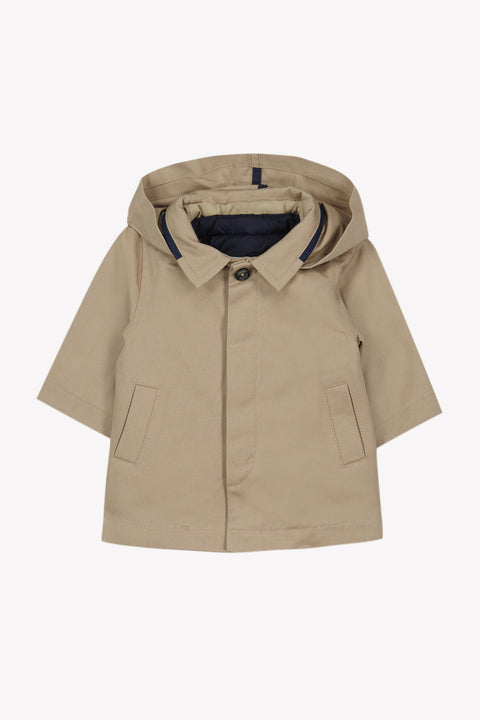 Trench 2-en-1 - Sable coton capuche - Image principale