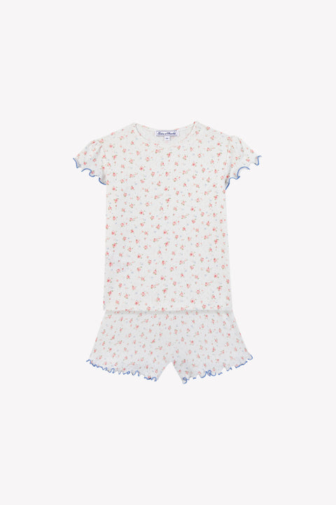 Pyjama - Ecru imprimé fleuri - Image principale