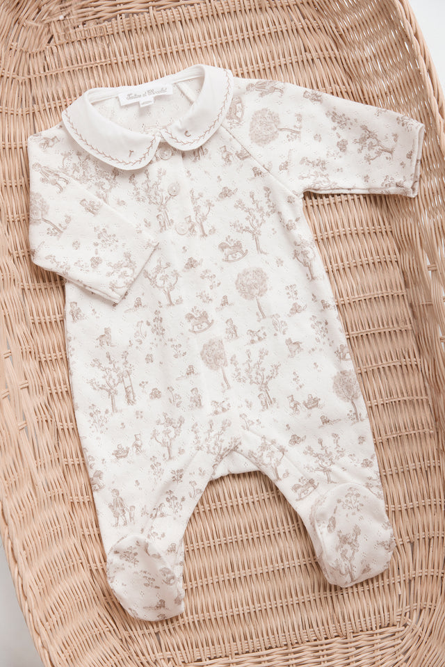 Pyjama - Ecru imprimé jardin fantastique - Image principale