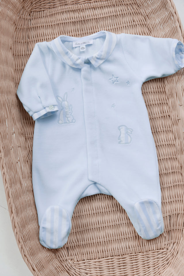 Pijama - Azul cielo Terciopelo conejo - Image principale