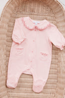 Pajamas - Pale pink Embrodery floral