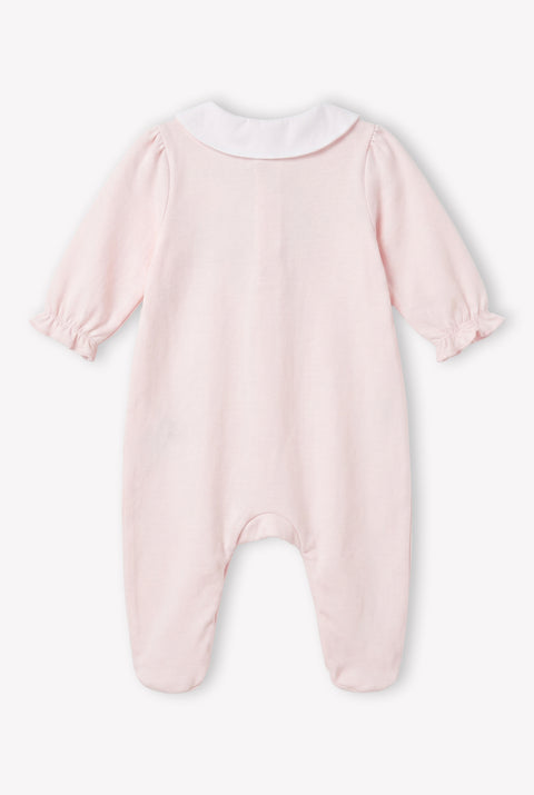 Pyjama - Rose pâle coton fleurs - Image principale