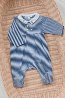 Pajamas - Navy Stripes