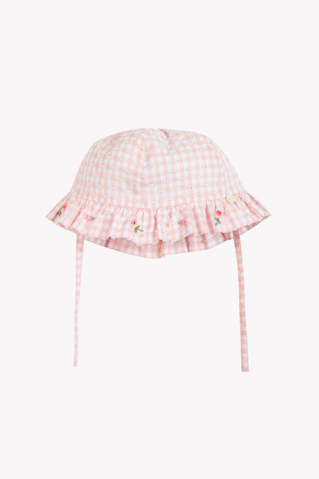 Gorro - Rosa algodón Rayas - Image principale