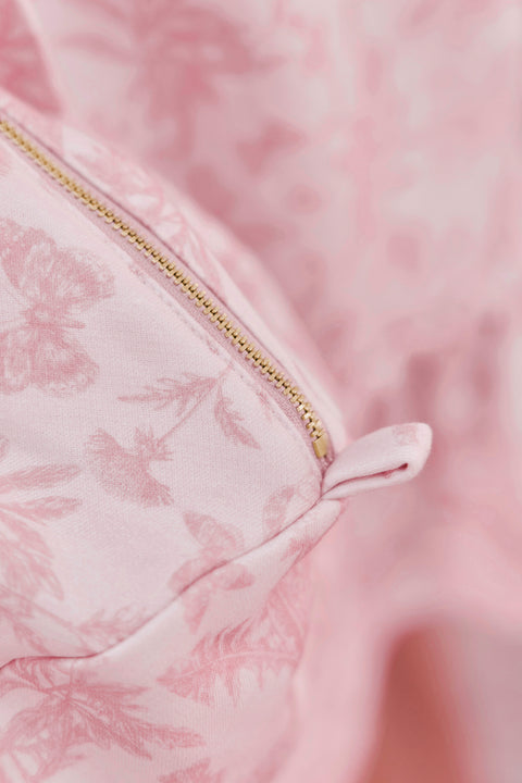 Sac - Rose coton imprimé illustration Toile de Jouy - Image principale