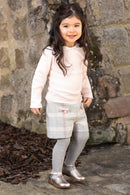 Short - Beige moyen laine carreaux
