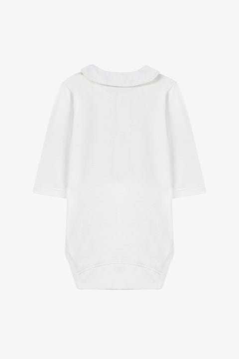 Body - Beige light cotton Peter pan collar - Image principale