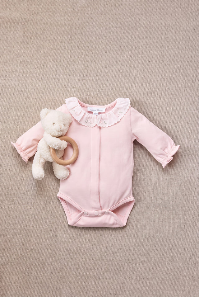 Body - Cotton dew Ruffled collar flowery - Image principale
