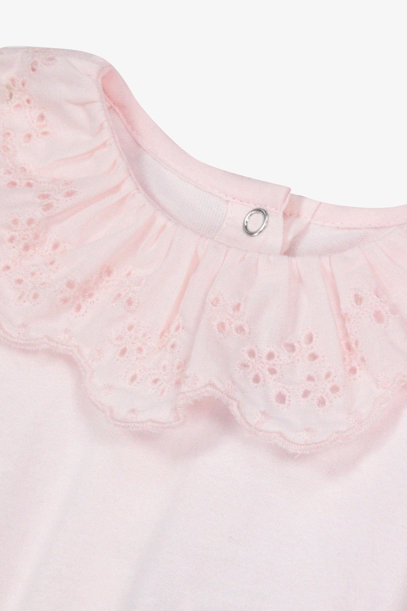Body - Rosée coton col volanté broderie anglaise