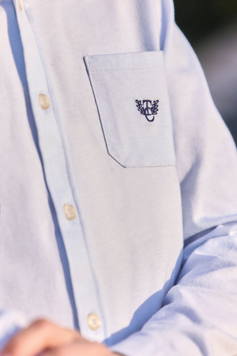 Chemise - Ciel coton col pointu broderie - Image principale