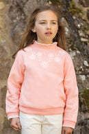 Sweatshirt - Dew cotton embroidery flowers