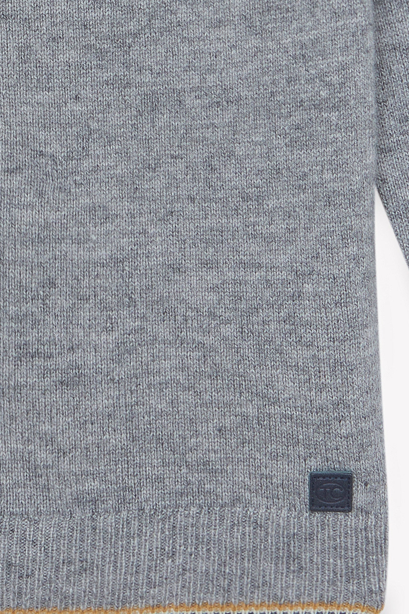 Cardigan - Grigio erica Lana Cappuccio Maglia traforato