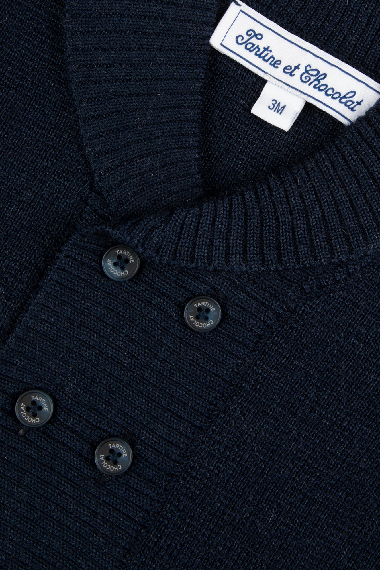 Cardigan - Blu navy Lana Maglia lavoro a maglia