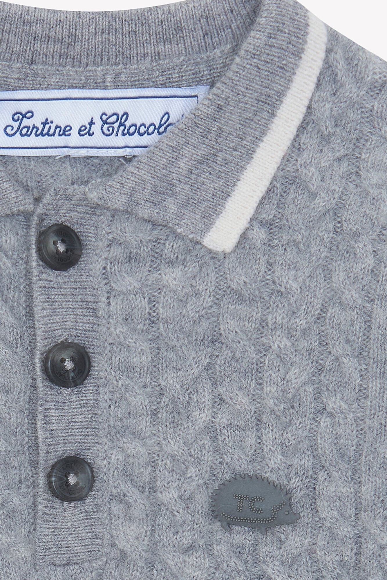 Maglia - Grigio erica Lana Maglia contorto