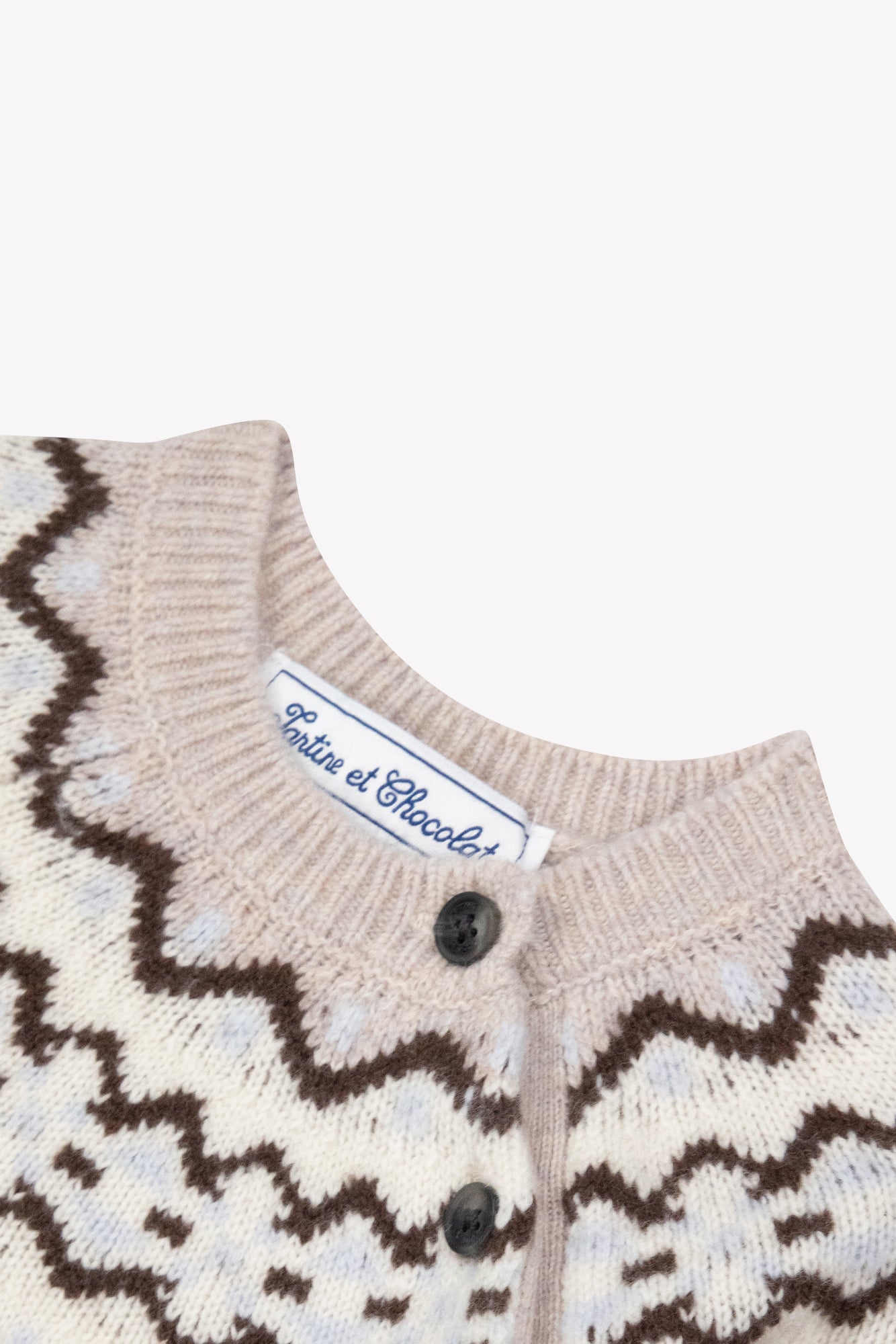 Maglia - Moka Lana Lana jacquard