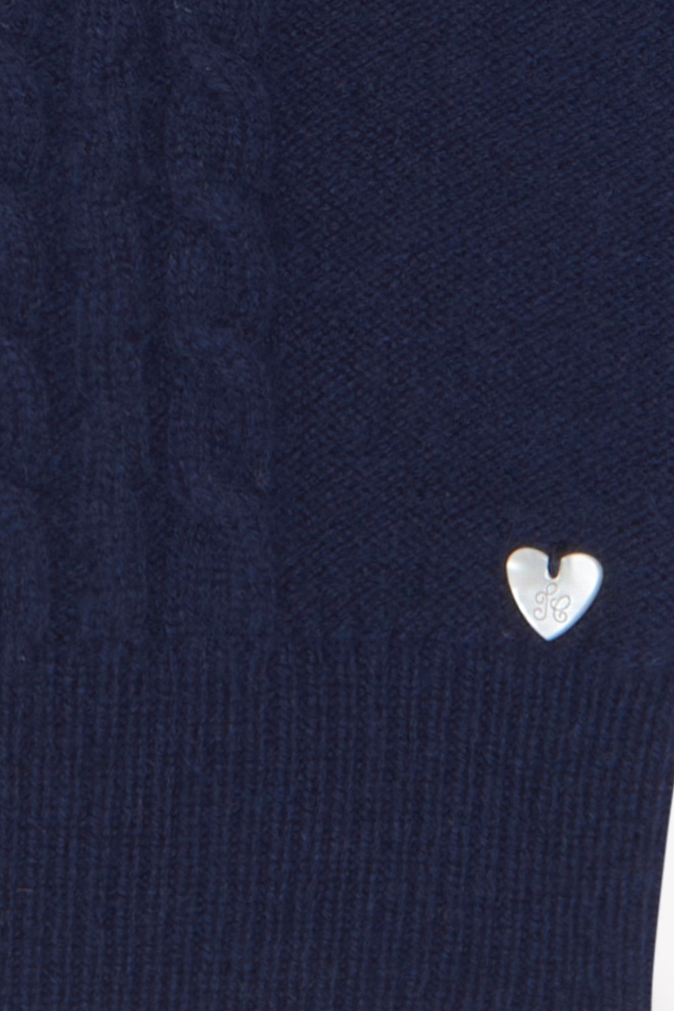 Maglia - Blu navy Lana Colletto Laccio