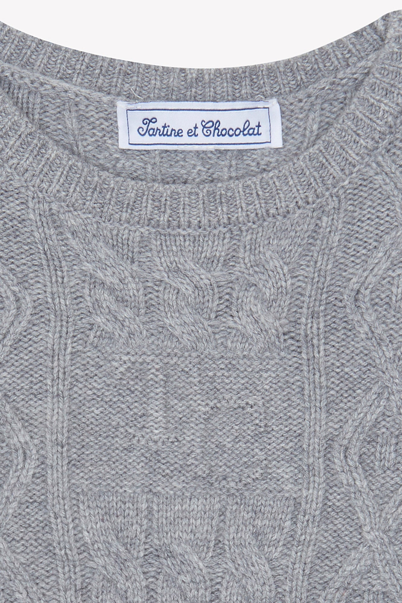 Maglia - Grigio erica Lana Maglia maglia intrecciata
