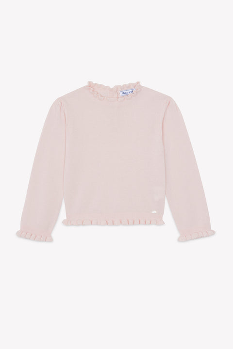 Pullover - Tau Wolle Kragen Gemahlen - Image principale