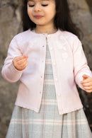 Cardigan - Rosée laine broderies fleurs