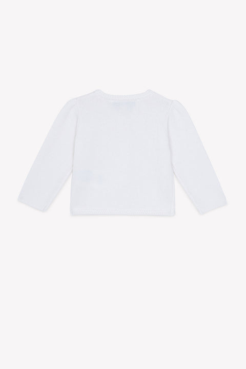 Cardigan - Madreperla Lana Maglia traforato - Image principale