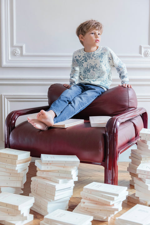 Sweater - Dark blue Kujten x Tartine et Chocolat - Image principale