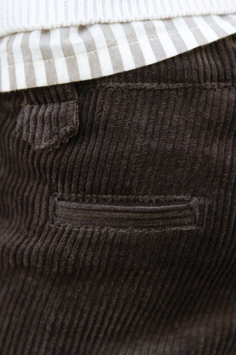 Trousers - Brown Corduroy - Image principale