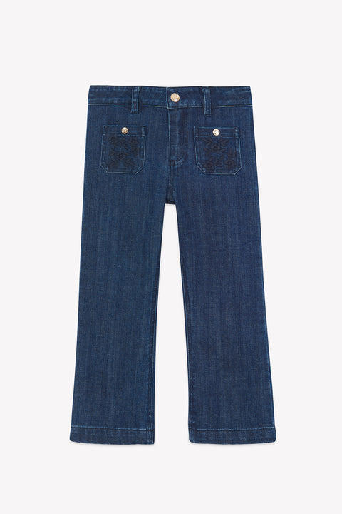 Jean - Denim coton broderie - Image principale