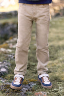 Trousers - Cotton sand