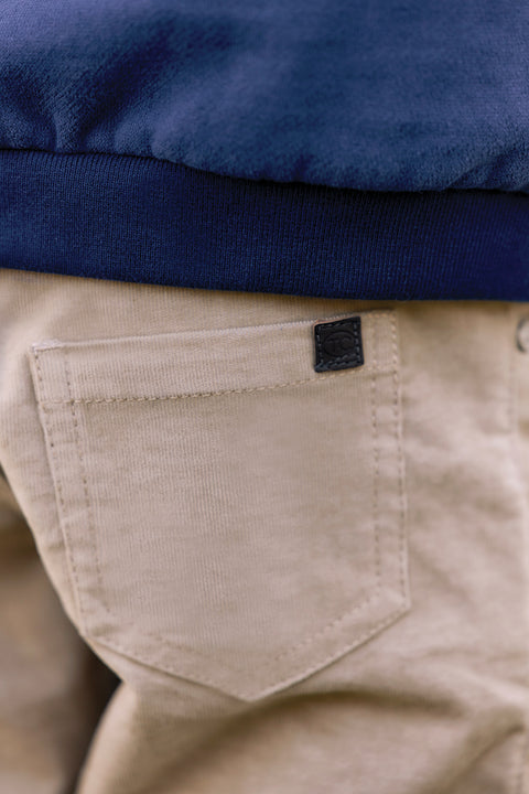 Trousers - Cotton sand - Image principale