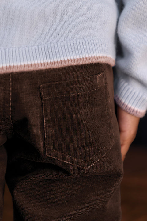 Trousers - Cotton chocolate - Image principale