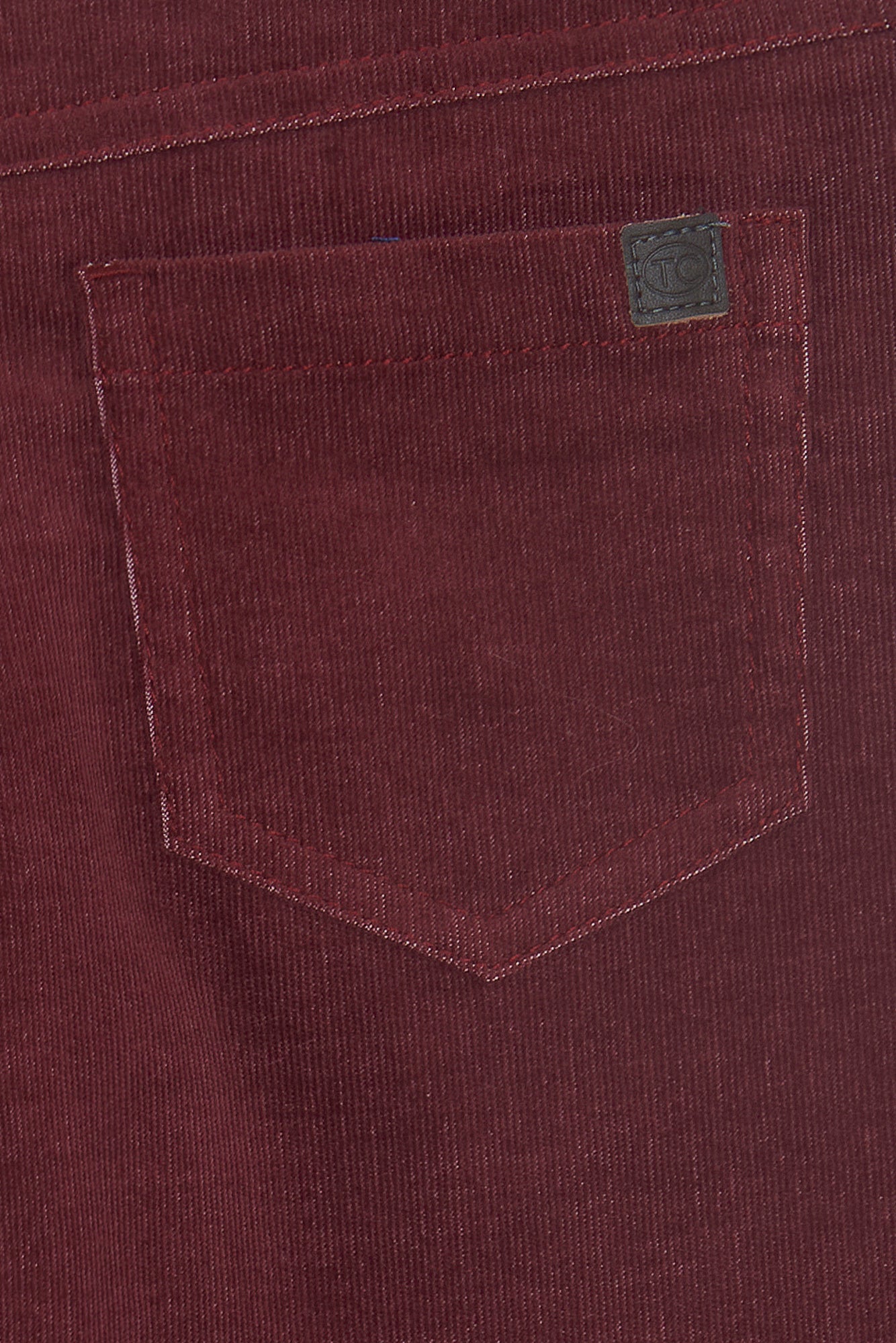 Trousers - Burgundy cotton