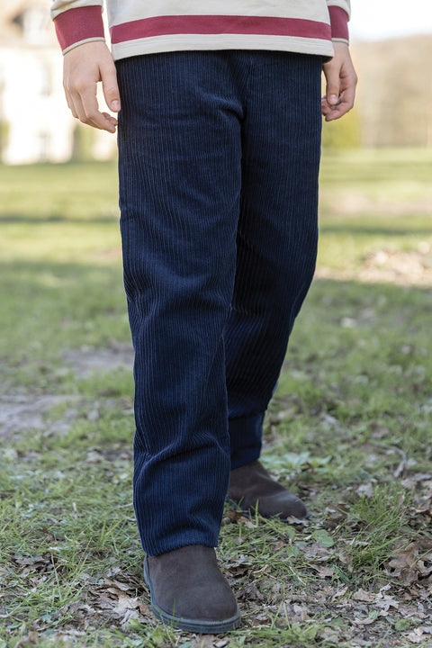 Trousers - Navy Corduroy - Image principale