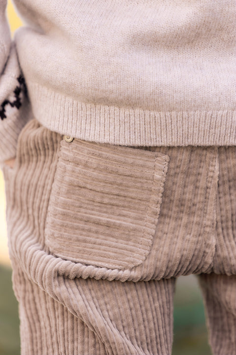 Trousers - Mocha Corduroy - Image principale