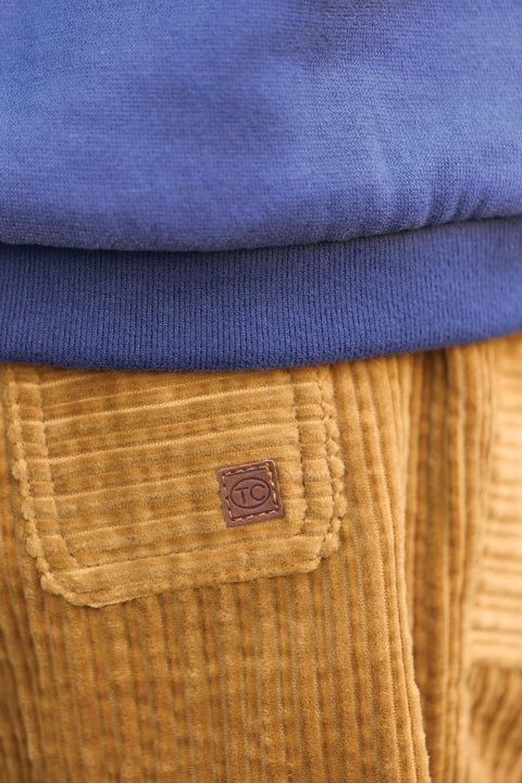 Trousers - Yellow mustard Corduroy - Image principale
