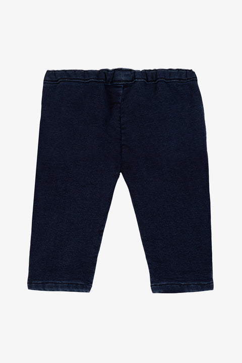 Pantalon - Marine coton festonné - Image principale