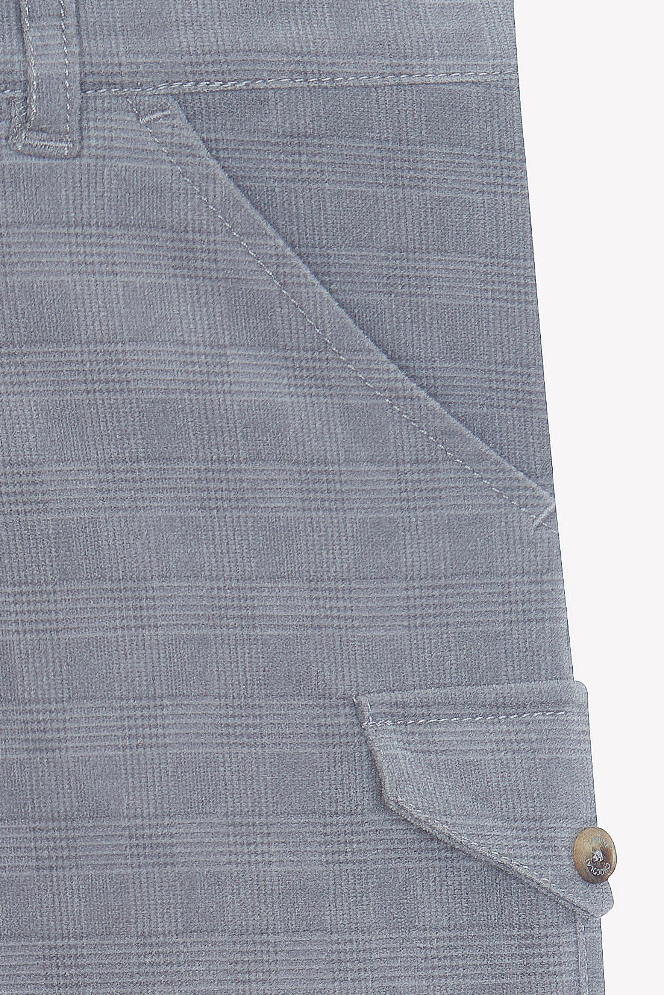 Pantaloni - Grigio cotone medio Scacchi