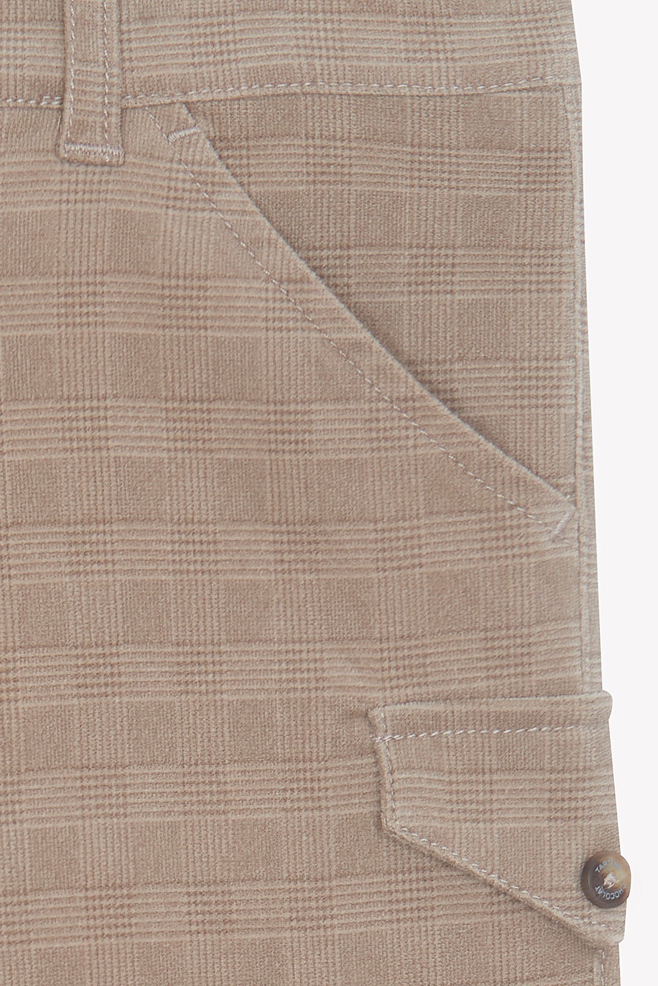 Pantaloni - Moka di cotone Scacchi