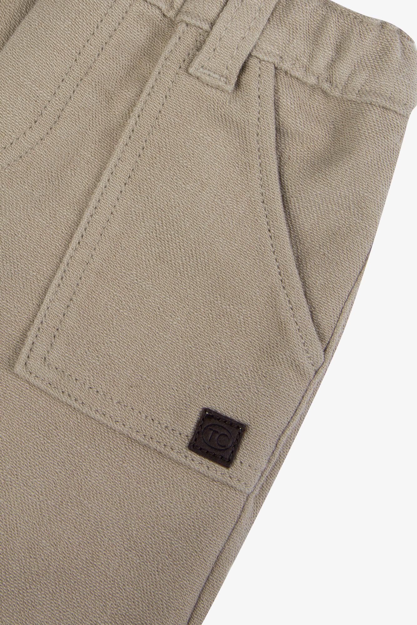 Hose – Sandfarbene Baumwolle