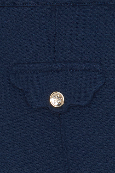 Pantalon - Marine poches festonnées - Image principale