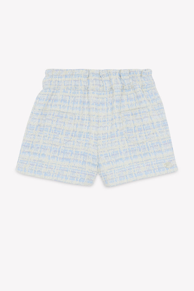 Short - Cloud tweed Check - Image principale