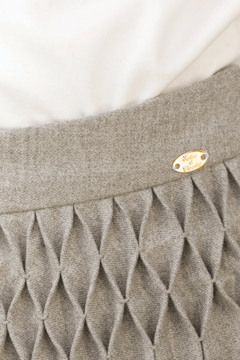 Jupe - Marine plits plats - Image principale