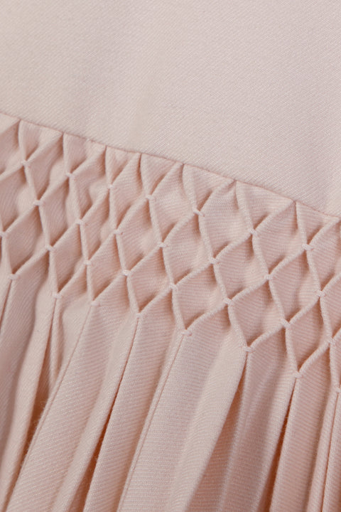 Vestito - Rugiada Colletto Girocollo Pieghe piatti - Image principale