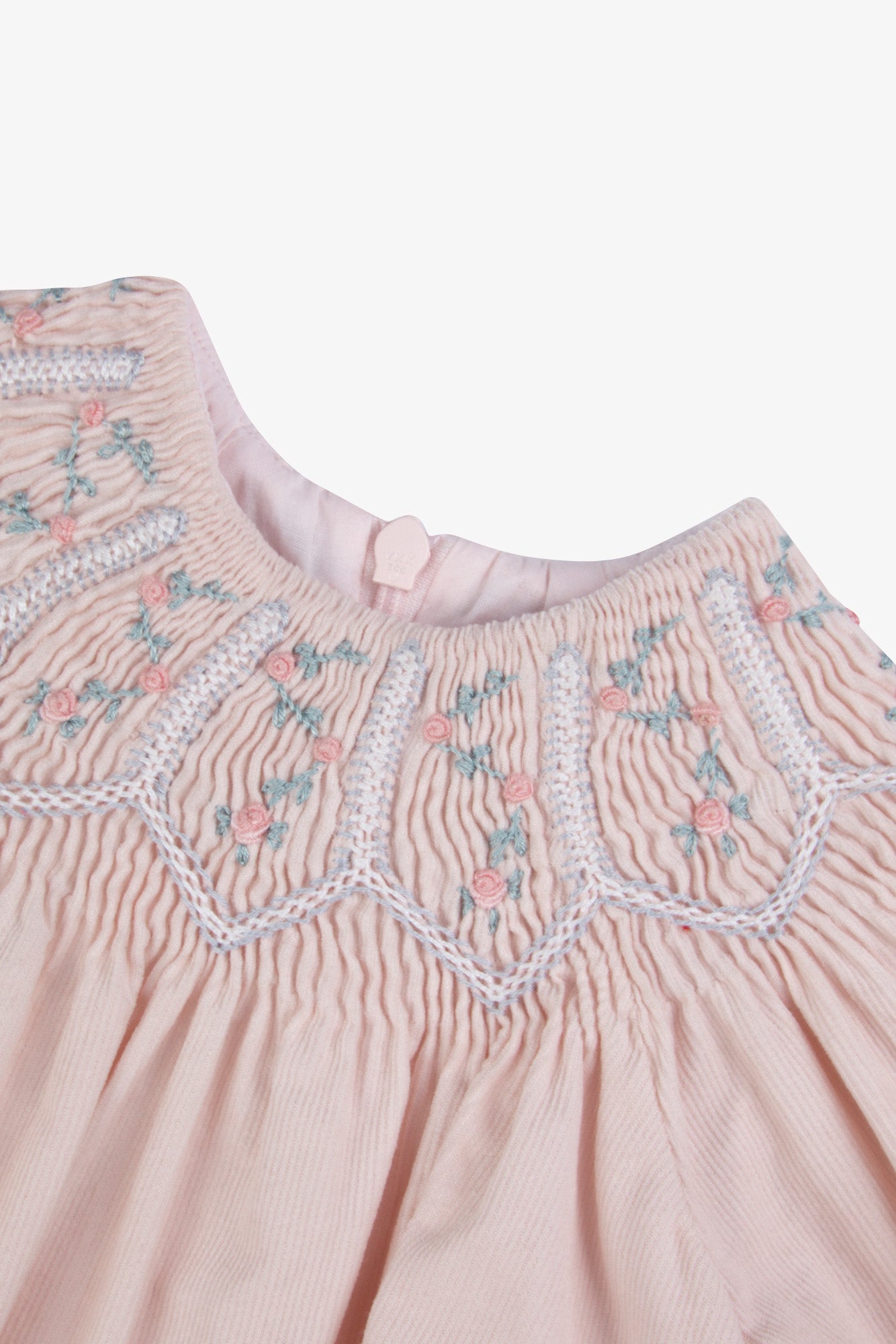 Vestido - Flores tipo bata de algodón Rocío
