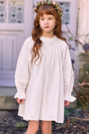 Dress - Ecru silk beads