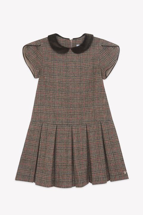 Dress - Brown Velvet stars - Image principale