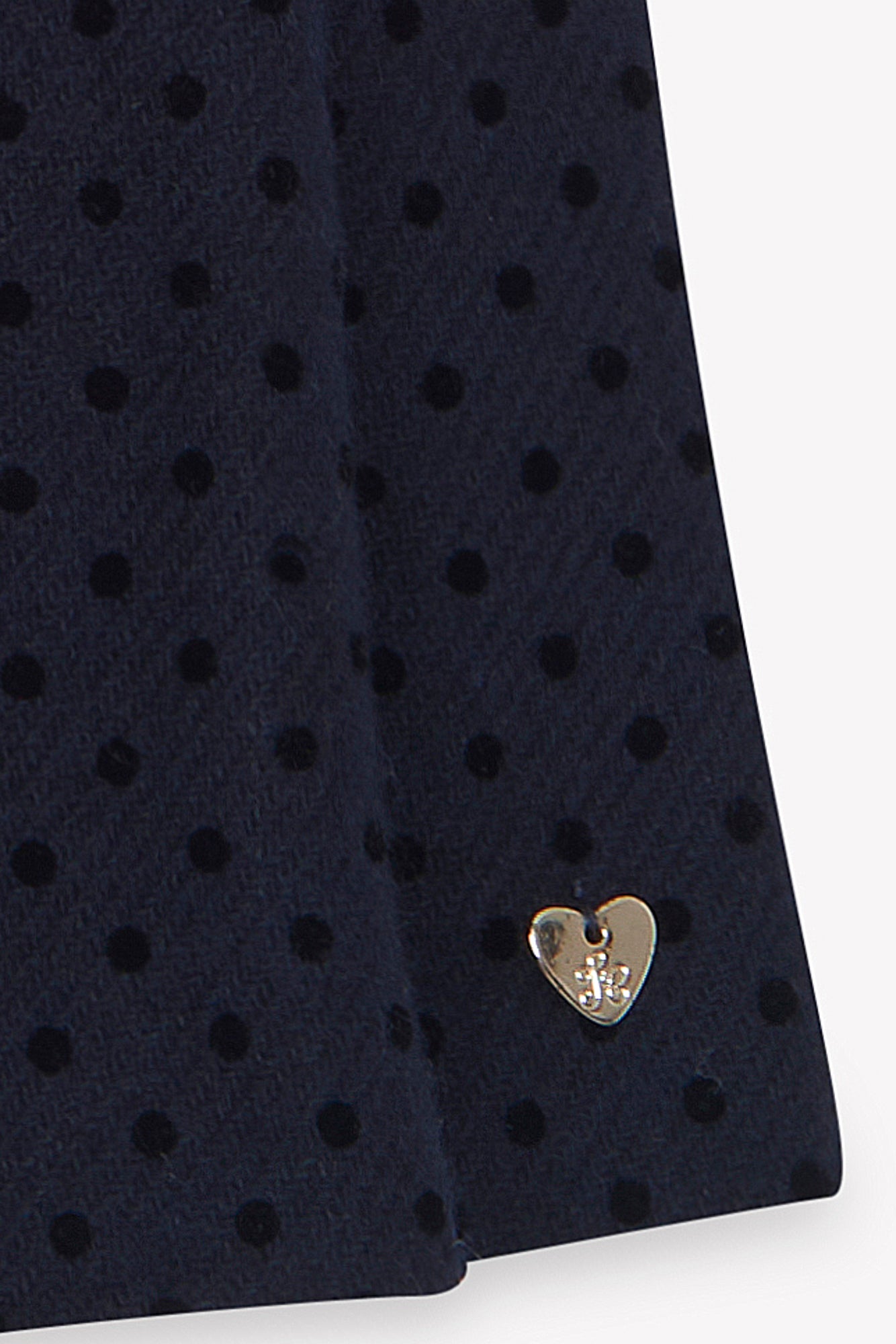 Dress - Navy Wool Peter pan collar Scalloped