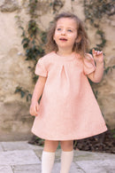 Robe - Rosée coton détails dorés